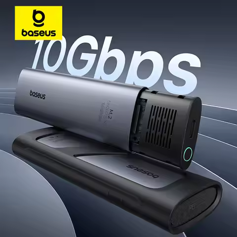 【New Sale】Baseus M2 SSD Enclosure Case 10Gbps NVMe Protocol M.2 to USB Type C 3.2 Gen2 8TB Metal Ext