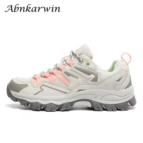 Summer Hiking Shoes Women Mesh Breathable Outdoor Trekking Shoes 2023 New Climbing Mountain Sneakers