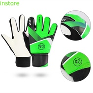 INSTORE Goalkeeper Gloves  Professional Full Finger Hand Protection Thickened Kids Soccer Goalkeeper