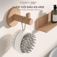 KUSANCO KS-M02 Massage Shampoo Comb – Double-Sided Design, Supports Cleansing and Scalp Care