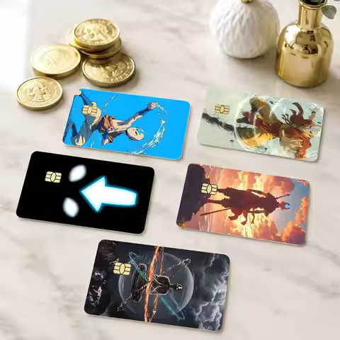 Avatar The Last AirbenderS Credit Card HD Stickers Game Card Decal Small Chip Waterproof Sticker Gif