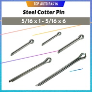 5/16 x 1 1/2 - 5/16 x 6 Steel Cotter Pin Zinc Plate U Shape Pin For Car Lorry Truck Accessories