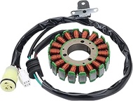 WOOSTAR 18 Coil 9 Wire Magneto Stator Replacement for YFM250 Bear Tracker Big Bear Bruin 2001-2009 Y
