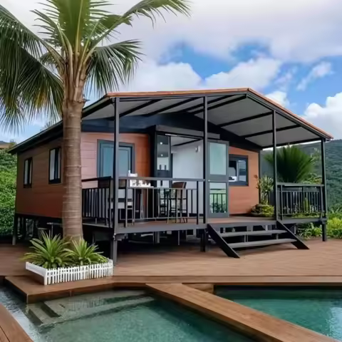 40 Ft Feet 3 Bed Mobile Expandable Living Folding Container Prefab Tiny Home House Prefabricated Mod