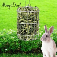 [MagiDeal] Rabbit Hay Holder Chinchillas Small Animals Container Bunny Hay Feeder