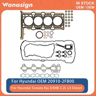 Engine Full Head Gasket Kit Fit 2.2 L T D4HB For Hyundai Sonata Kia ix35 2.2L 2.2T L4 Diesel 2009-20