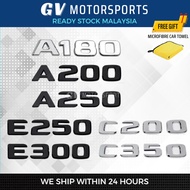 Mercedes-Benz C180 C200 C300 E300 Emblem C-class E-class logo Car Rear Trunk Body Decal Badge Sticke