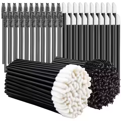 Mascara Wands, Disposable Mascara Wand 200pcs, Lip Applicators Disposable Mascara Makeup Applicator 