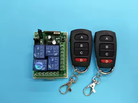 DC 12V 10A relay 4 channel RF Wireless Remote Control system Receiver Transmitter Electric door /win