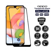 LAYAR Tempered Glass Full Screen 5D Oppo F1s F3 F5 F5 Youth F7 F7 Youth F9 F9 pro F11 F11 pro tg anti-Scratch Screen Protector