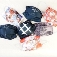 兒童口罩 1 套，5 層薩洛口罩，防塵，防塵，4 件套