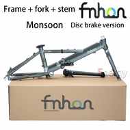 FNHON Bicycle Frame Monsoon Type Disc Brake Version Limited Edition Bicycle Parts Aluminum Alloy 20-