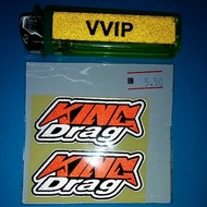 STIKER MOTOR KING DRAG PANTULAN CAHAYA