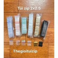 50c-100c mini zip bag size 2x2.5 choose color, border, convenient storage picture vietbuy