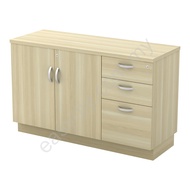 Office Furniture / Combination Low Cabinet (Open Shelf + Fixed Pedestal 2D1F) Q-YDP 7123