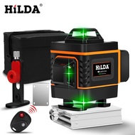 HILDA 3D/4D Laser Level Level Self-Leveling 360 Horizontal And Vertical Cross Super Powerful Green Laser Level