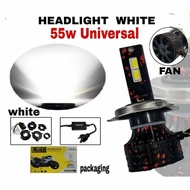 S-997 HEADLIGHT 55W UNIVERSAL ( ALL WHITE HIGH&LOW )CAR AND MOTORCYCLE PARTS