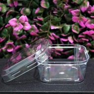 ts jelly cup / gelas puding 150 ml - model kotak - ch 7575