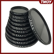 TMOY Fader Variable ND Filter Adjustable ND2 To ND400 Neutral Density 40.5 43 46 49 52 55 58 62 67 7