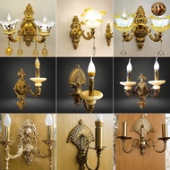LUXE THN09 Alloy Candle Wall Lamp Luxurious Nordic Modern Style Decorating Living Room, Bedroom
