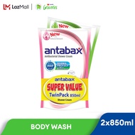 Antabax Antibacterial Shower Cream Gentle Care 850ml + Nature 850ml