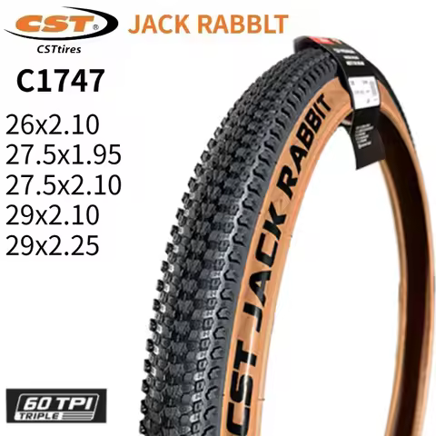 CST C1747 JACK RABBIT Bicycle Tire 26 27.5 29 Inch Brown Side Tire Mountain Bike Cross-Country Tire 