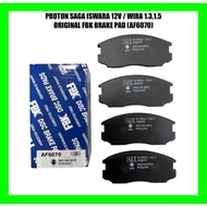 ORIGINAL FBK BRAKE PAD PROTON SAGA 12V / ISWARA 12V / WIRA 1.3,1.5 FRONT BRAKE PAD
