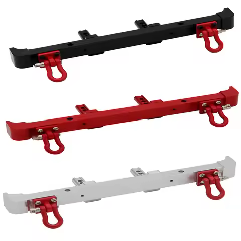 Metal upgraded rear bumper guard for MN 1/12 MN128 Wrangler RC car