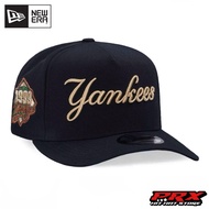 NEW ERA 9FIFTY A-FRAME NEW YORK YANKEES WORLD SERIES 1999 GOLD COPPER HAT SNAPBACK CAP