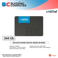 SSD SATA 240GB CRUCIAL BX500 3N NAND CT240BX500SSD1