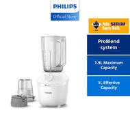 Philips HR2041 | Everyday Blending w Ice Crushing | 1.9L | ProBlend | With Mill for nuts & spices | 