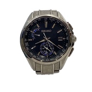 SEIKO mens watches quartz wrist watch analogues stainless BLK SLV 8B63-0AV0 Direct from Japan Second