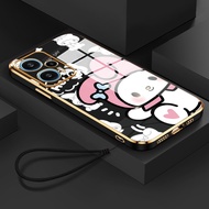 Casing HP For Xiaomi POCO F5 F4 F4 GT F3 F2 Pro F1 Case Casing Happy Cartoon Character Pattern Casin