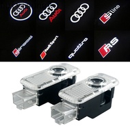 HYS In Stock  2pcs Audi  led Car Door welcome light projector lamp For Audi A1 A3 A4 A5 A6 Q7 TT B5 
