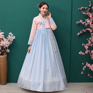 Korean Traditional Palace Wedding Dress Women Ancient Hanbok Dresses Minority Dance Performance Cost