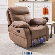 Cheers Mackenna Sofa Recliner Fabric 1 Dudukan informa bekas kondisi masih bagus