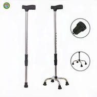 Quad Cane for the elderly is made of stainless steel, cane for the elderlys ,Tungkod ,Cane