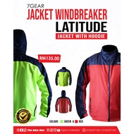Jacket Windbreaker Latitude with Hoodie 7Gear Malaysia