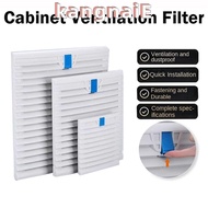 KANGNAI Cabinet Ventilation Filter, Without Fan ABS Shutters Fan Grille, White Fan Filter