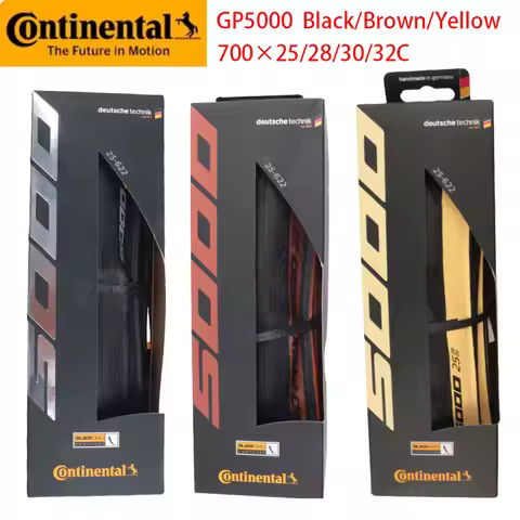 Continental Grand Prix 5000 GP5000 Road Bicycle Tire 700x25C/28C/30C/32C Black/Brown/Yellow With Box