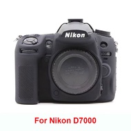 กล้องสําหรับ Nikon D7100 D7200 D7500 D7000 กระเป๋ากล้องยางซิลิโคนอ่อนป้องกัน Body Cover กรณีผิว
