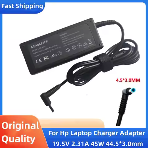 Laptop Adapte19.5V 2.31A 45W 4.5*3.0mm Laptop Charger Adapter For HP Stream X360 13 14 Pavilion 8540