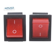16A/250VAC 20A/125VAC Red Indicator Light 4 Pin ON/OFF DPST Rocker Switch 2 Pcs