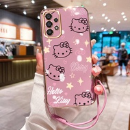 Casing HP For Samsung Galaxy A33 5G A34 5G A35 5G M33 5G M34 5G Case Casing Cat Bow Pattern HP Casin