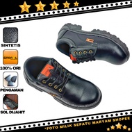 GARAVIL Men's Short Strap Safety Shoes Septy Steel Toe Safety Shoes