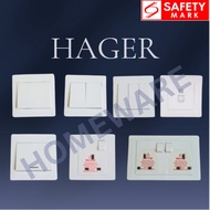 [SG Seller] Hager Muse Switch Socket Ready Stock