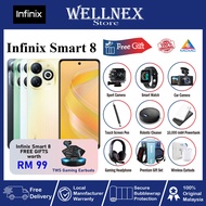 Infinix Smart 8 [6GB (3+3) Extended RAM 64GB ROM] Original Infinix Malaysia Warranty