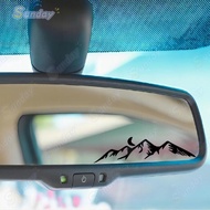 Whole Store Outdoor Mountain Peak Moon Nature Creative Trend Car Rearview Mirror Door Window Wall De