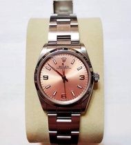 Rolex 77080 67480 boy size 31mm 369面 rose dial