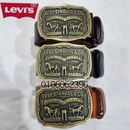 🇲🇾% Levis Belt Genuine Leather Tali pinggang 100% Kulit kepala tembaga